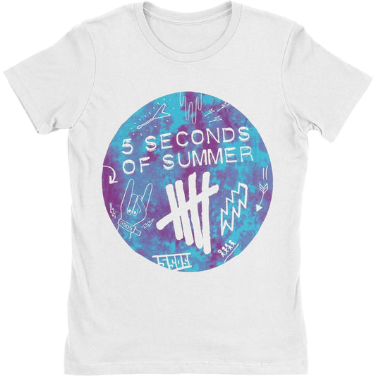 Scribble Logo Tie-Dye Junior Top