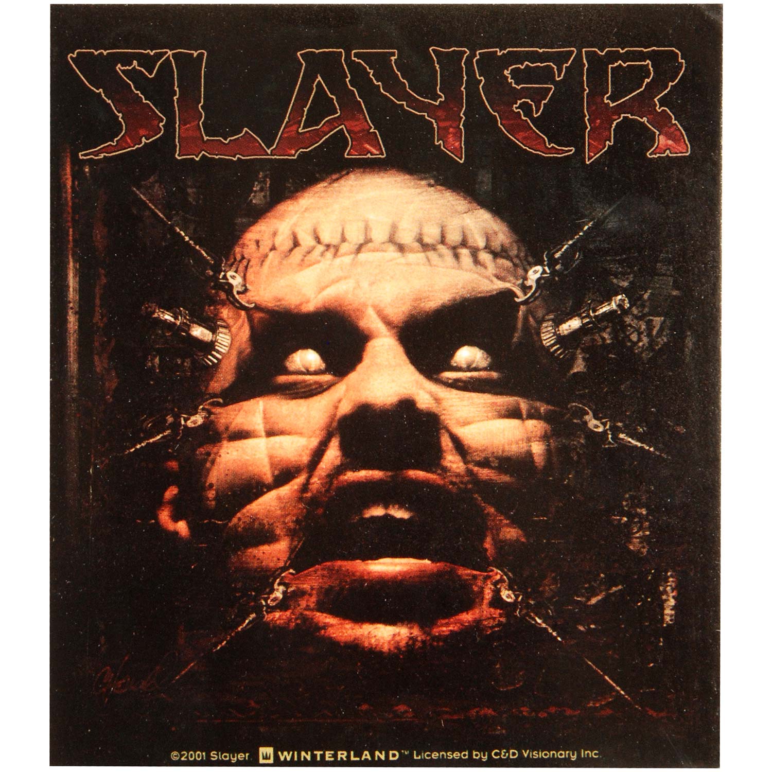 Streched Head Sticker