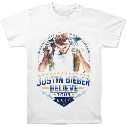 Justin Bieber Mic 2013 Tour Slim Fit T-shirt