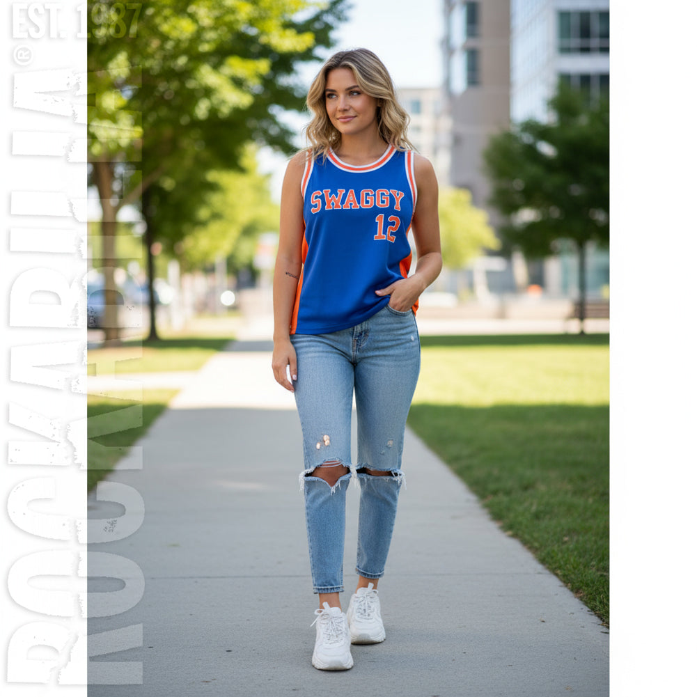 NY Knicks Young Girls Basketball Jersey Jersey Junior Top
