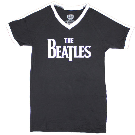 Beatles Logo V-Neck Soccer Tee Soccer  Jersey Front