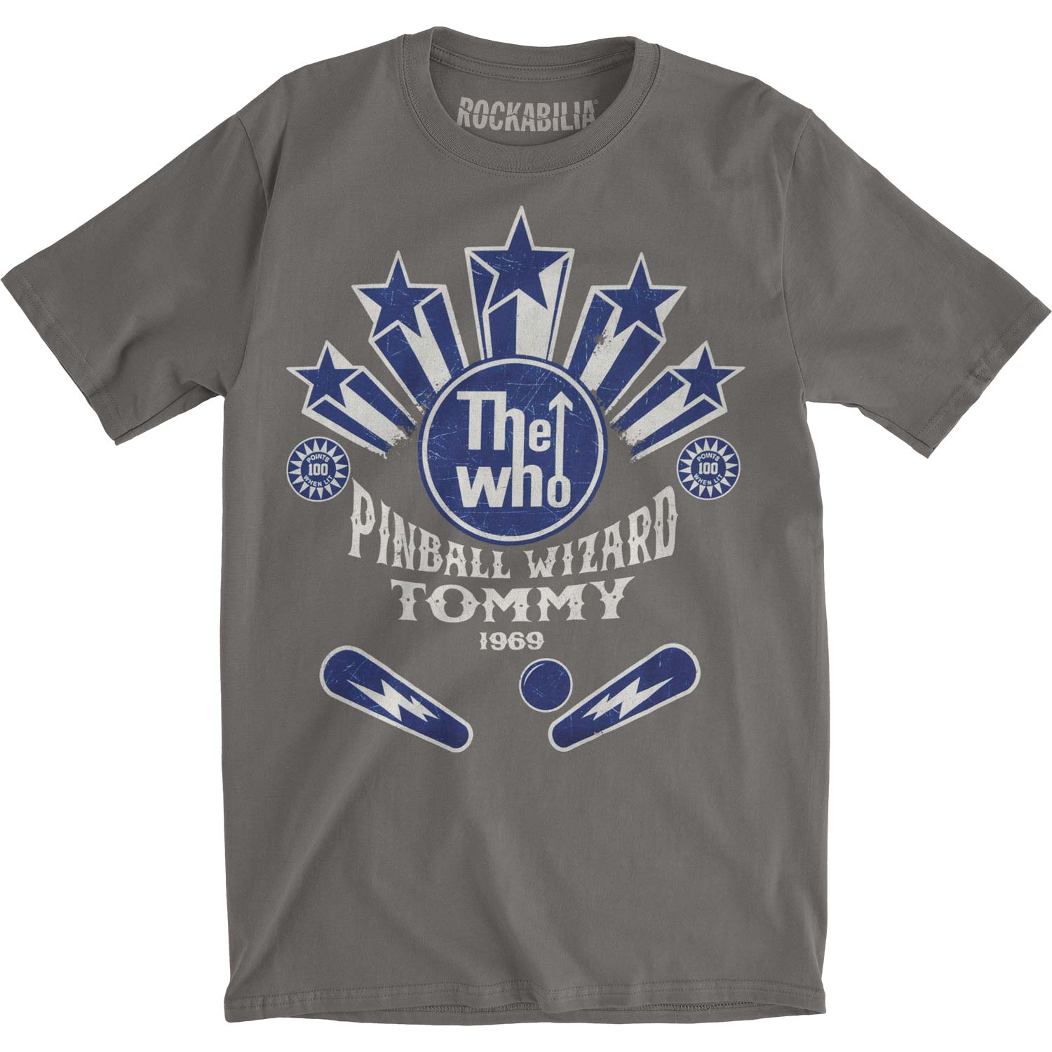Who Pinball Wizard Flippers Slim Fit T-shirt Front