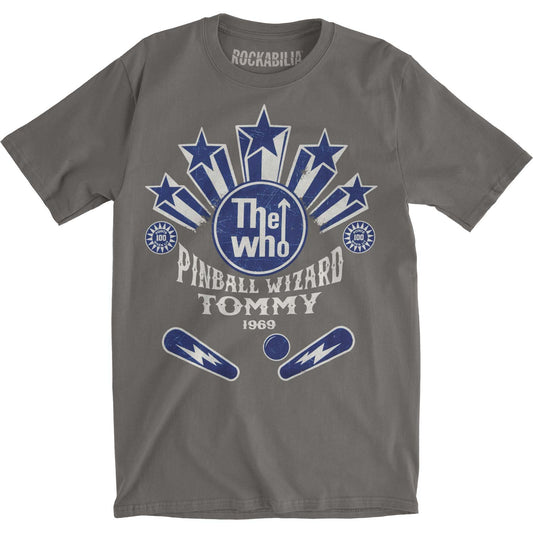 Who Pinball Wizard Flippers Slim Fit T-shirt Front