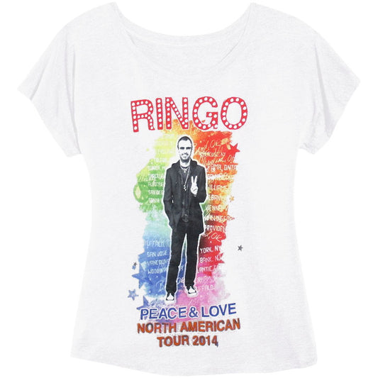 Beatles Colorwash Soft Junior Top Front