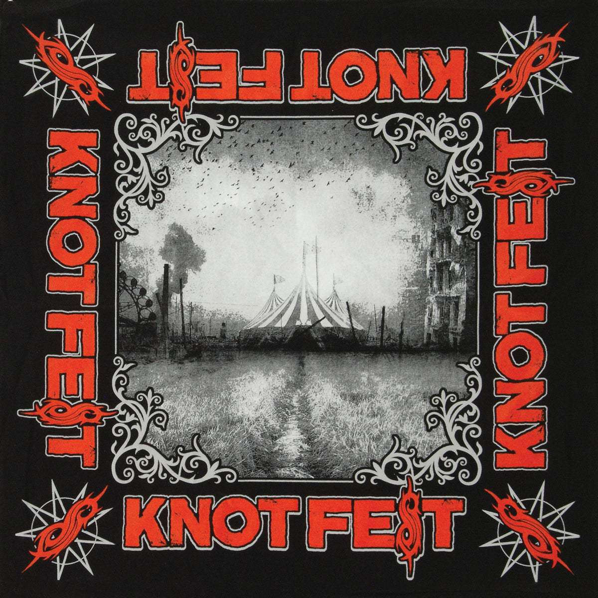 Slipknot Knotfest Tent Bandana Front