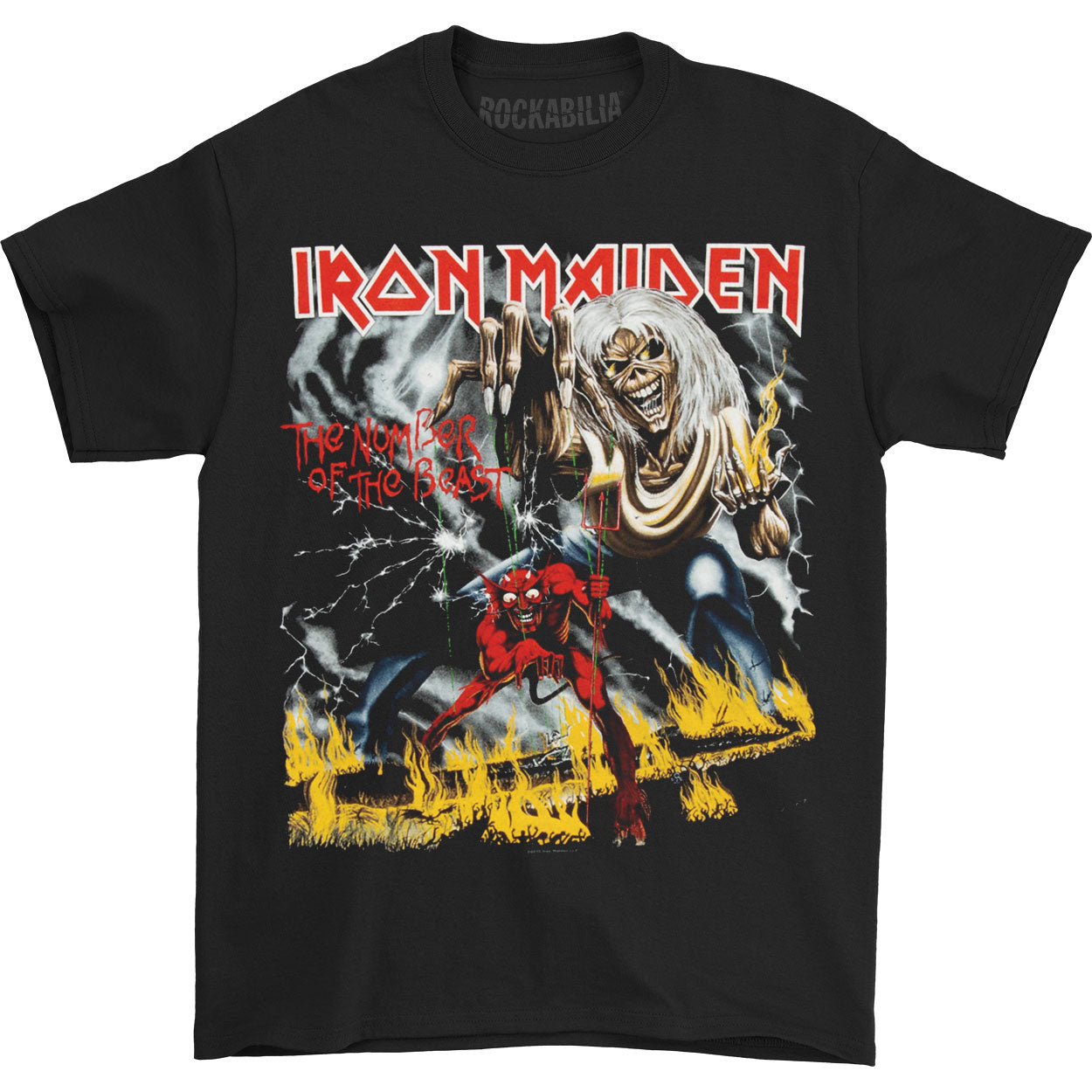 Iron Maiden Number Of The Beast T-shirt Front