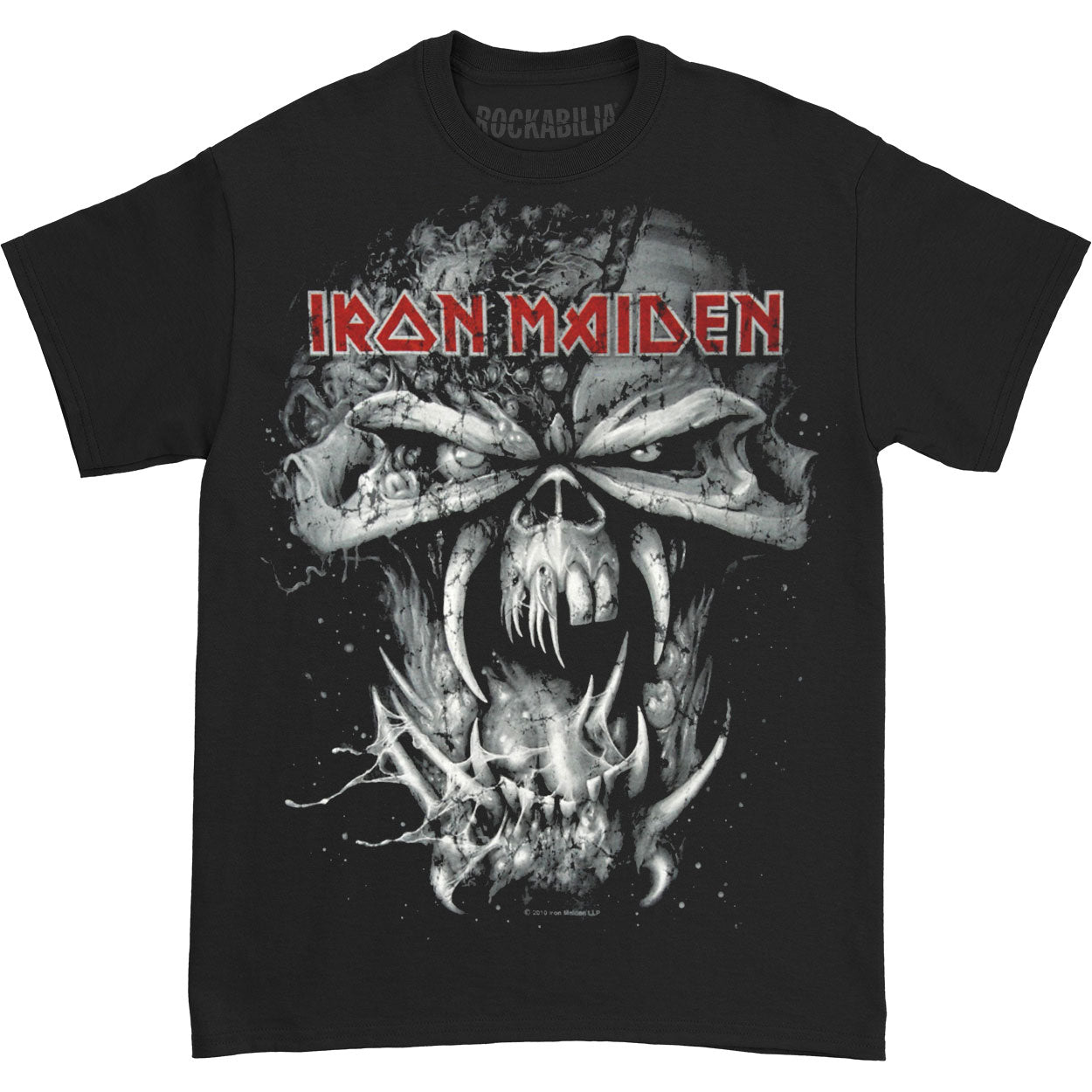 Iron Maiden Final Frontier Eddie Vintage T-shirt Front