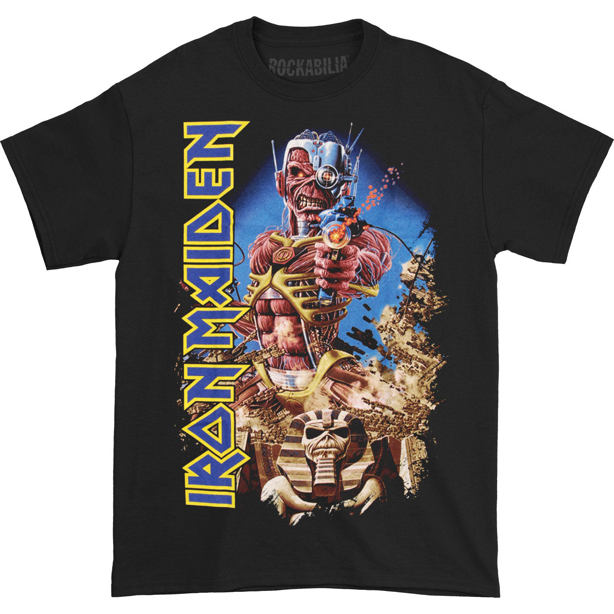 Iron Maiden Somewhere Back In Time T-shirt Front
