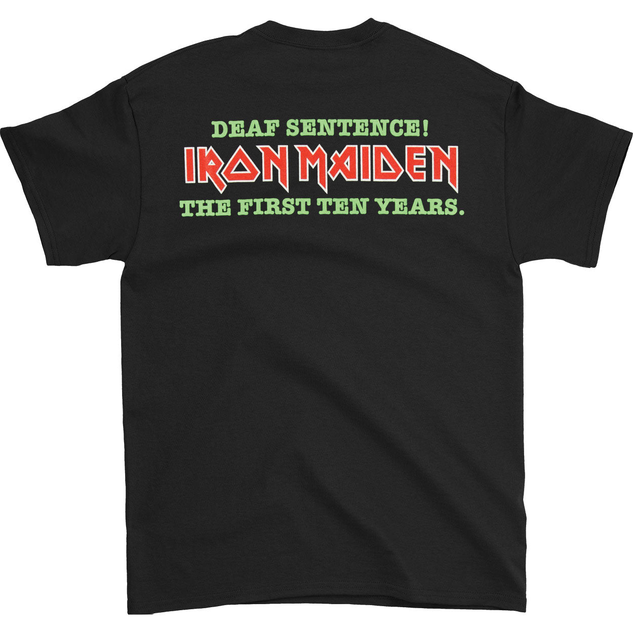 Iron Maiden Deaf Sentence T-shirt Back