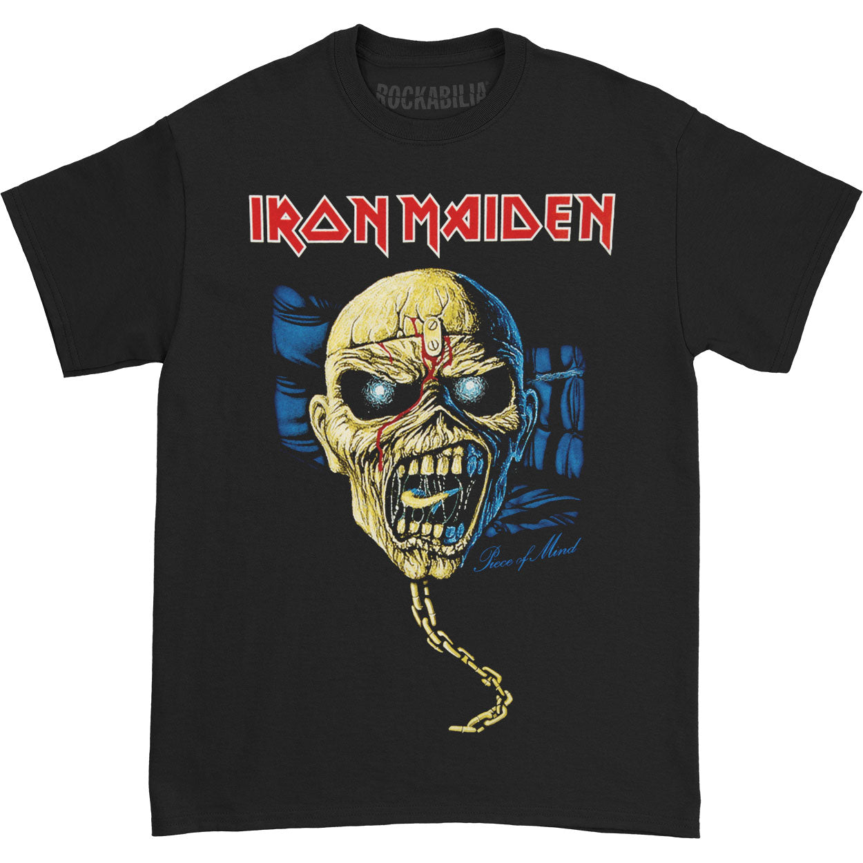 Iron Maiden Piece Of Mind T-shirt Front