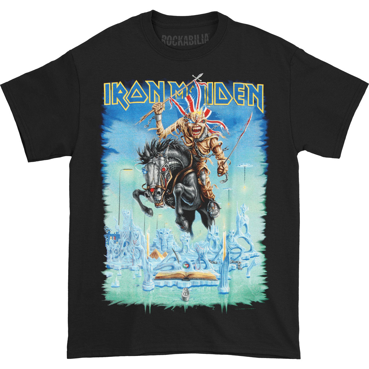 Iron Maiden Tour Trooper (Back Print) T-shirt Front
