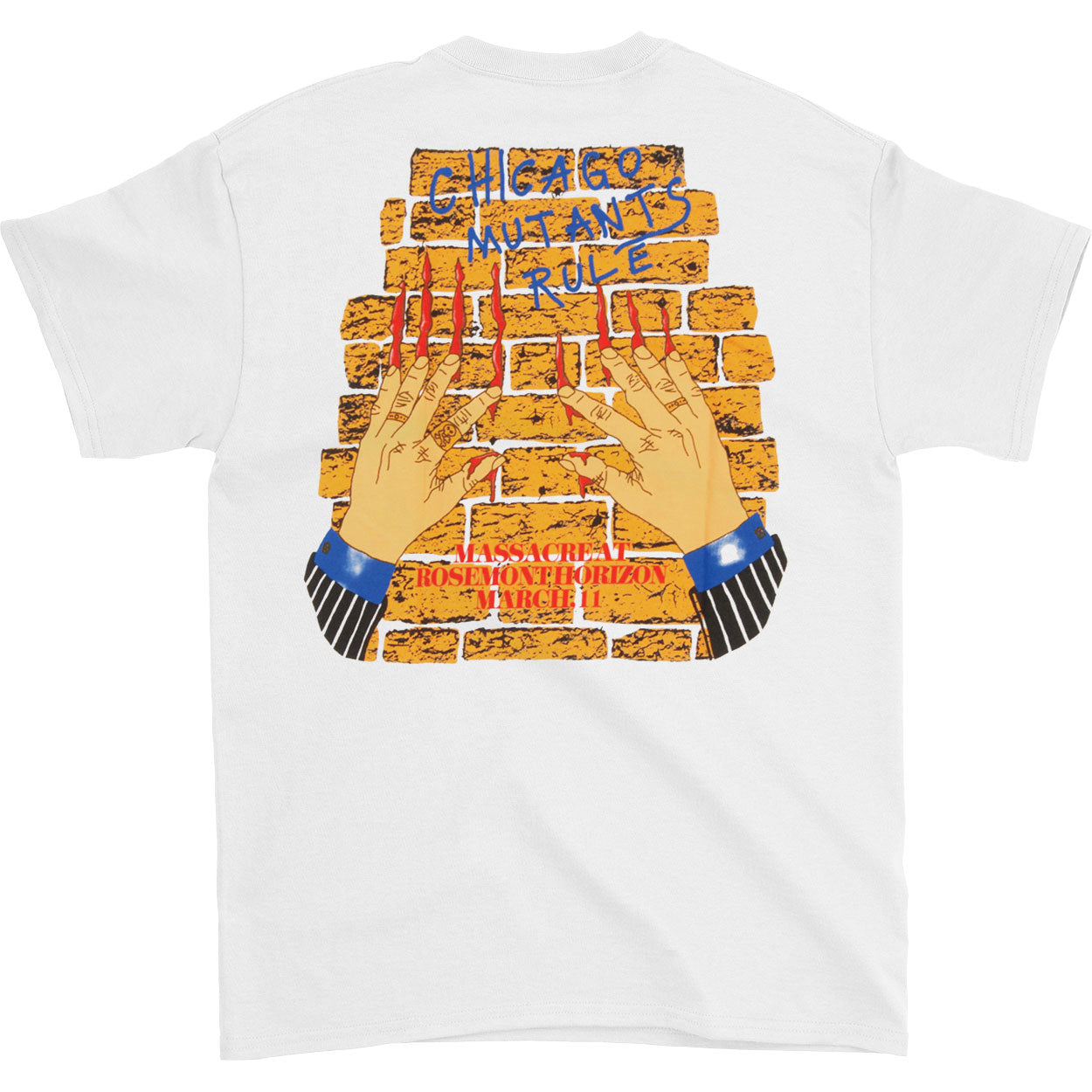 Iron Maiden Chicago Mutants T-shirt Back