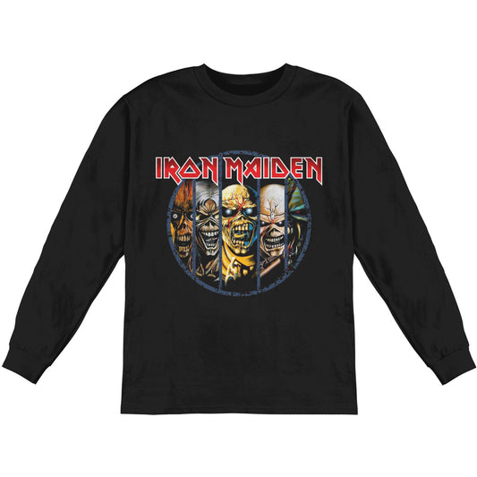 Iron Maiden Eddie Evolution Long Sleeve Front