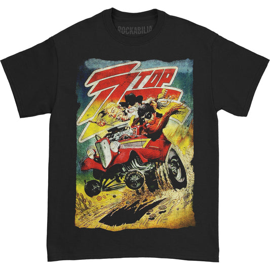 ZZ Top Vintage Poster 2014 Tour T-shirt