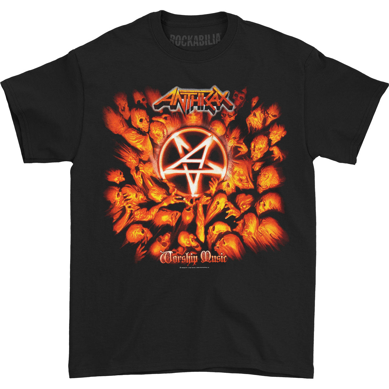 Anthrax Worship Music T-shirt Front