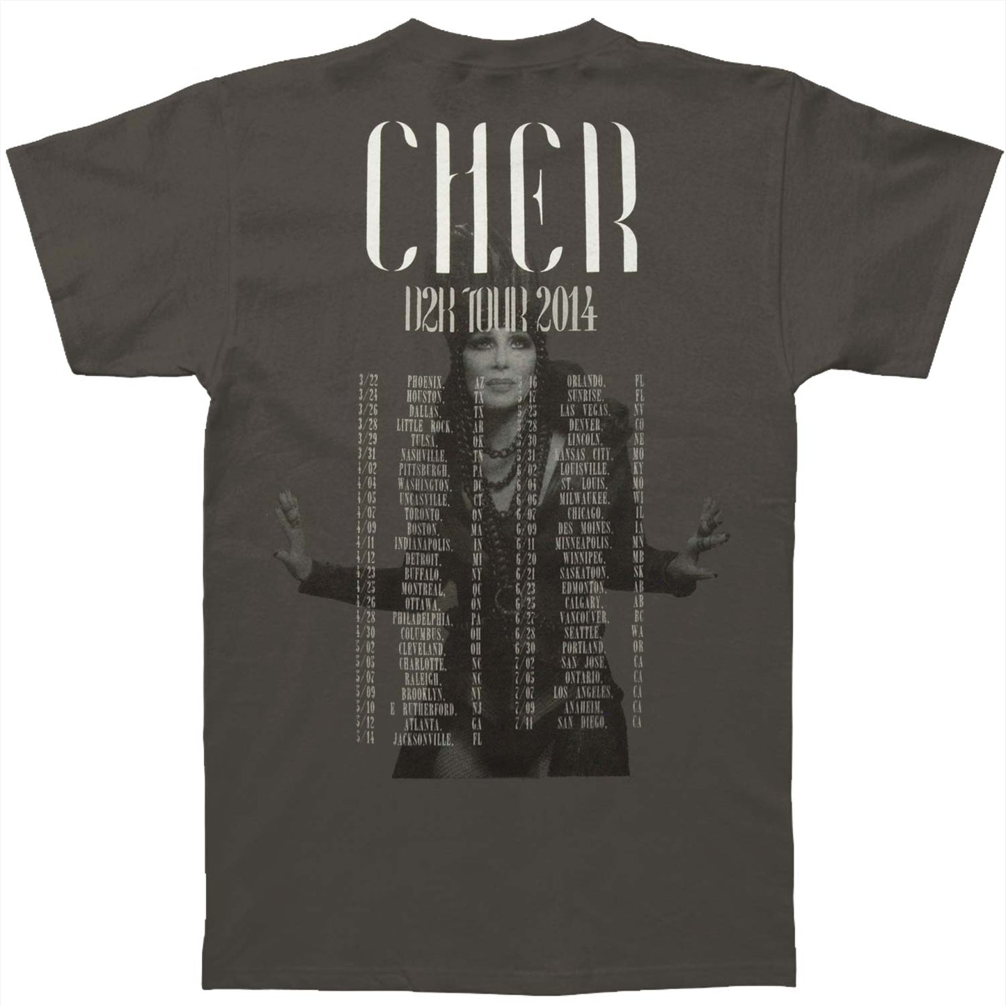 D2K 2014 Tour Slim Fit T-shirt