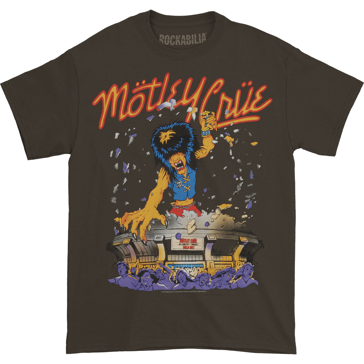 Motley Crue Allister King Kong T-shirt Front