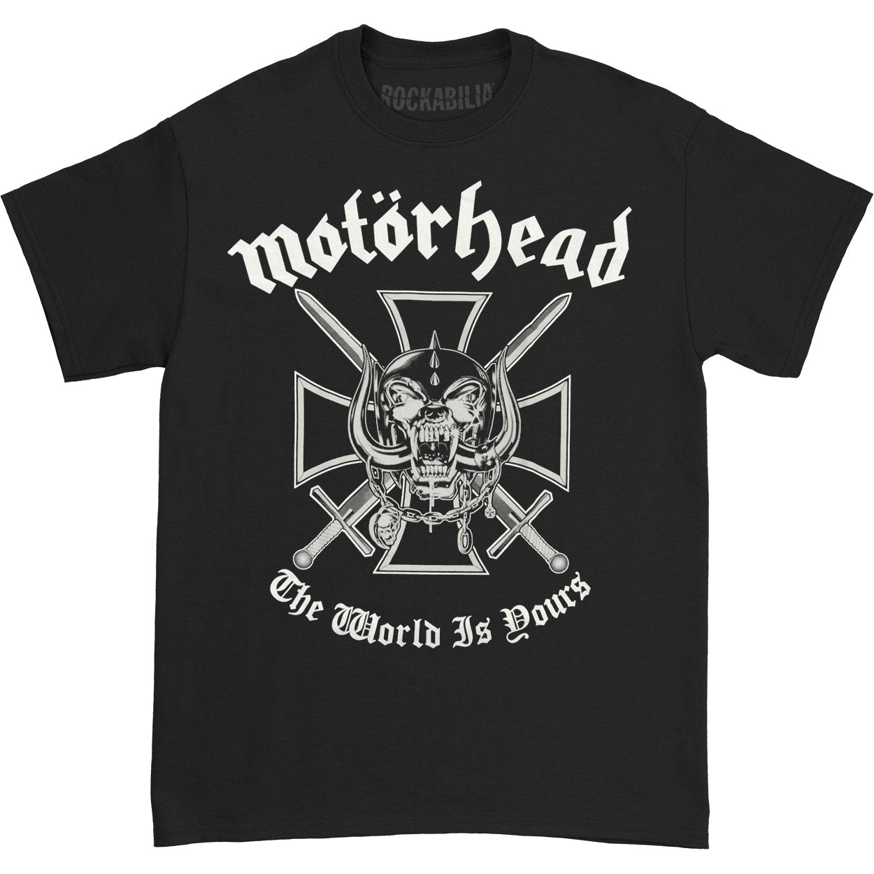 Motorhead Iron Cross (Back Print) T-shirt Front