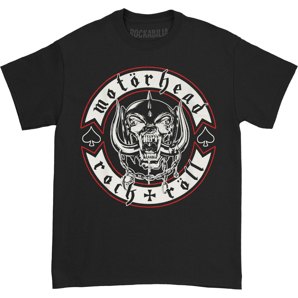 Motorhead Biker Badge T-shirt Front