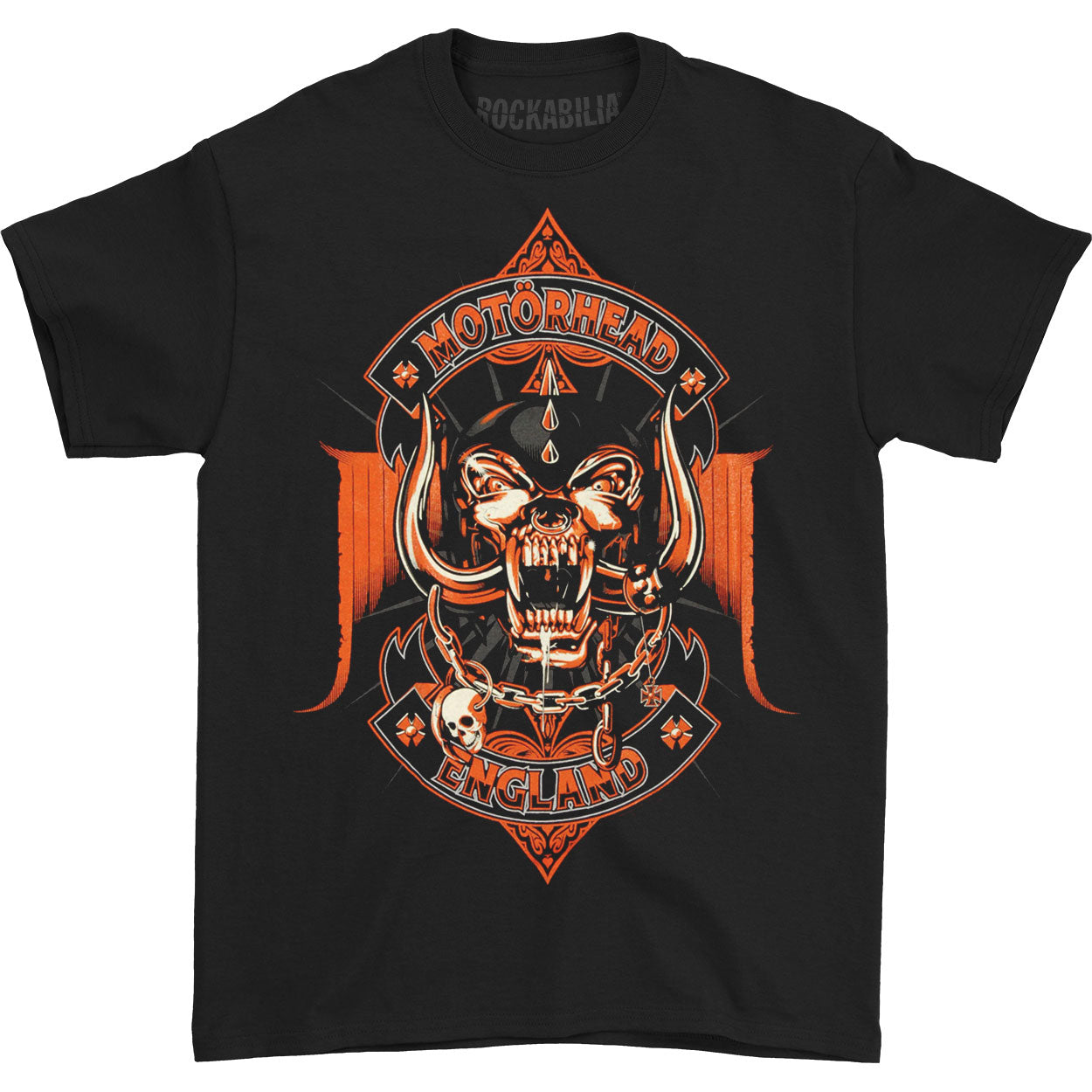 Motorhead Orange Ace T-shirt Front