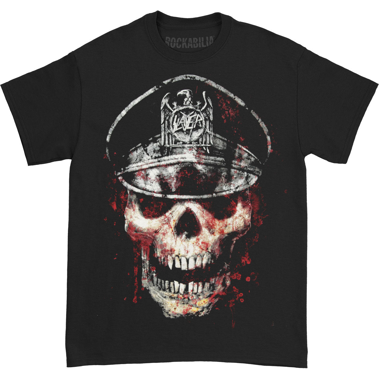Slayer Skull Hat T-shirt Front