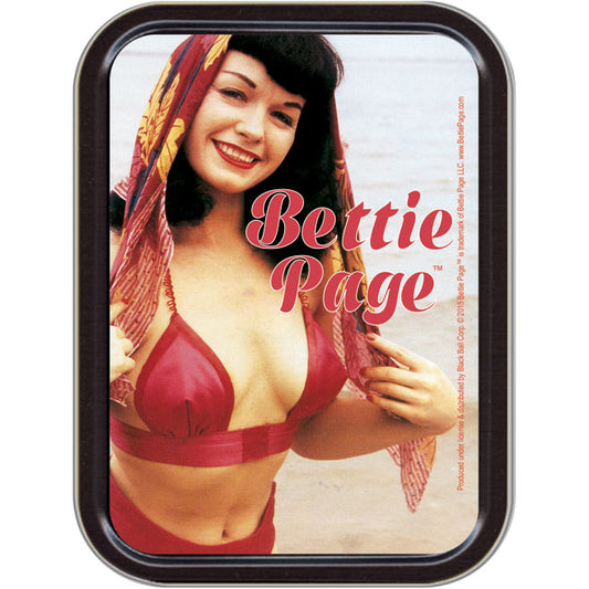 Bettie Page Red Stash Tin