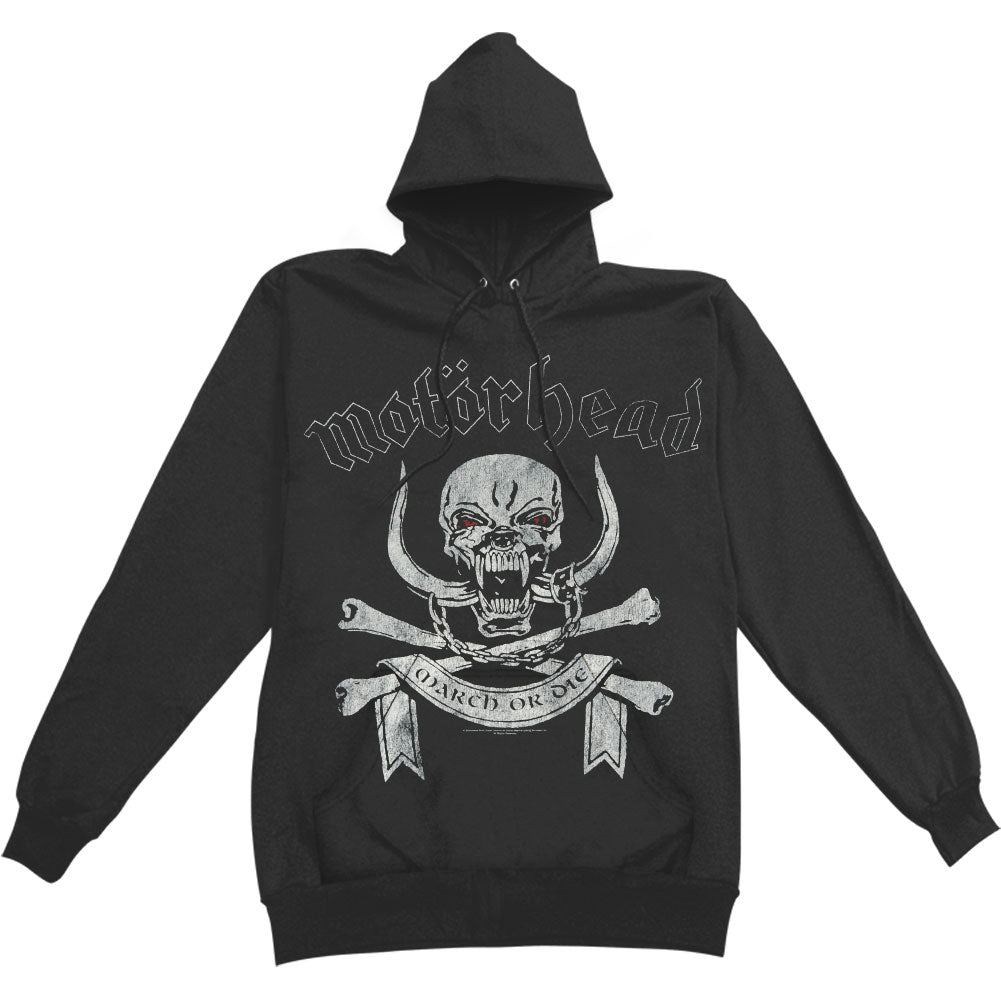 Motorhead March Or Die Hooded Sweatshirt Front