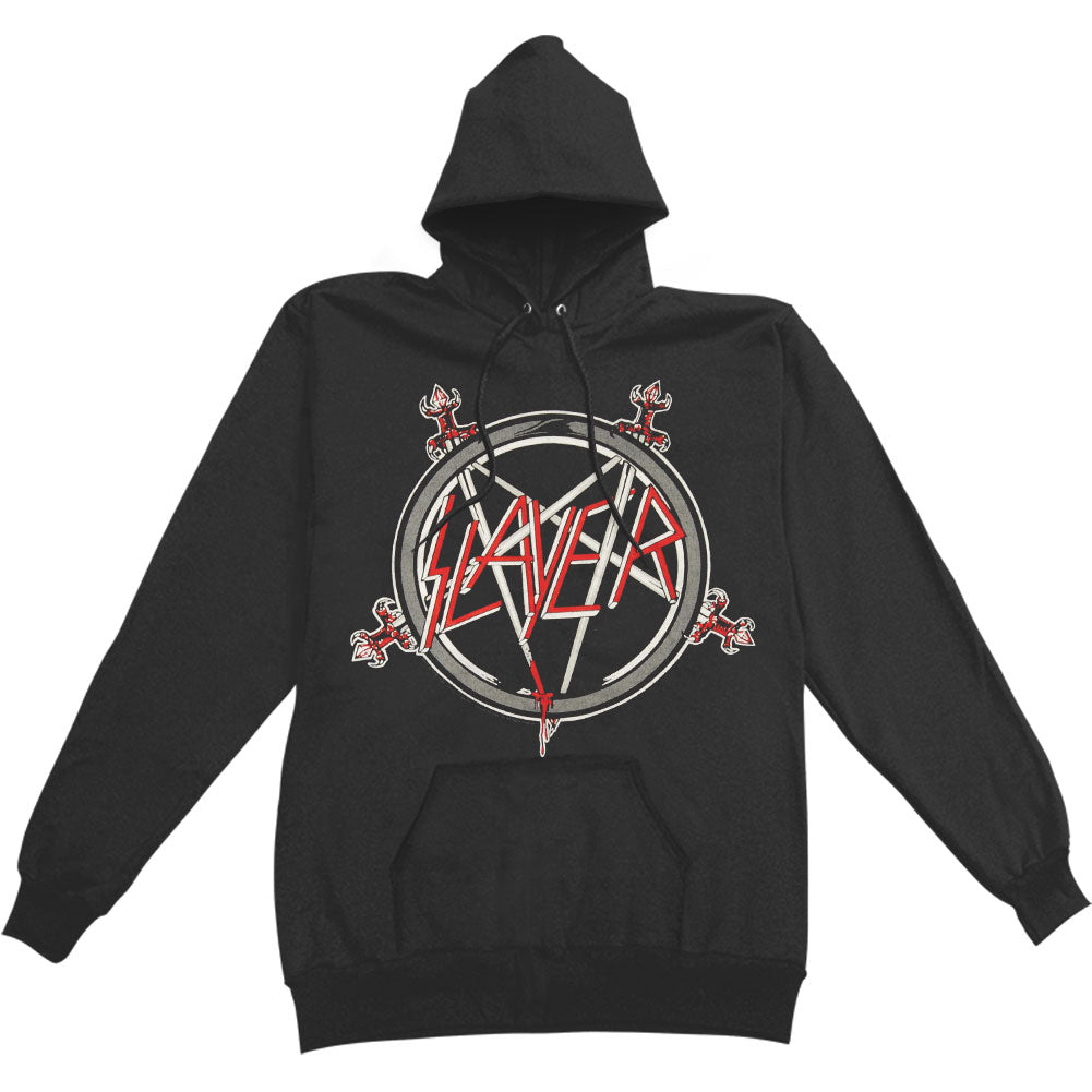 Slayer Pentagram Hooded Sweatshirt Front