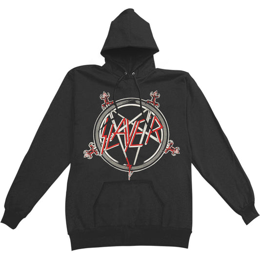 Slayer Pentagram Hooded Sweatshirt Front