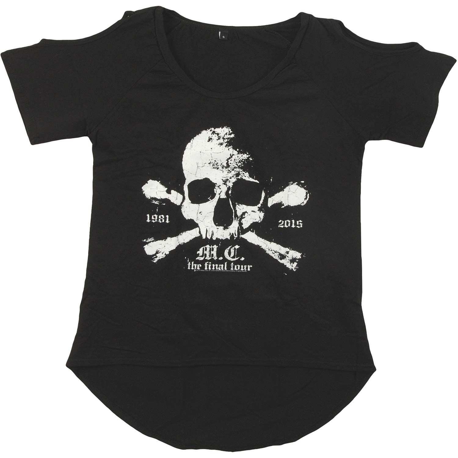 Motley Crue Orbit Girls Jr Fashion Top Front