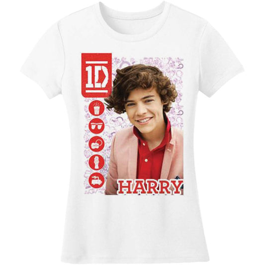 One Direction 1D Harry Symbolfield Junior Top Front