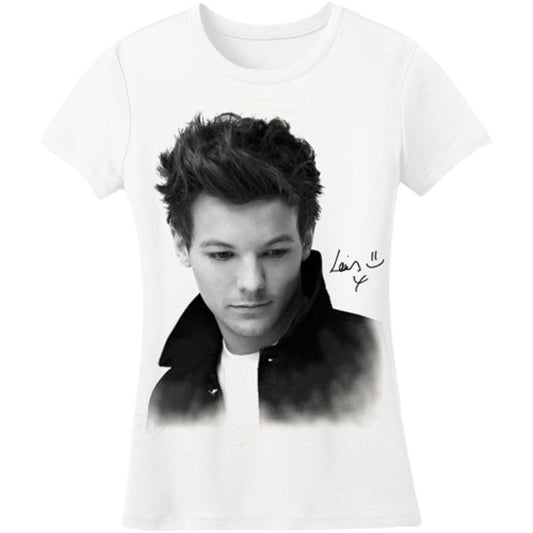 One Direction Louis Solo B & W Junior Top Front