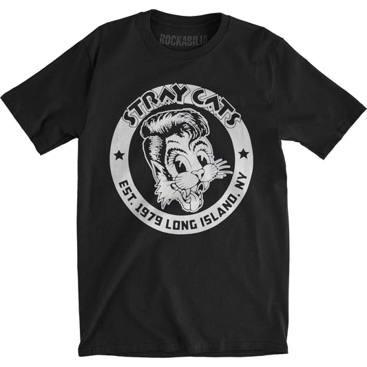 Stray Cats Established 1979 Slim Fit T-shirt Front