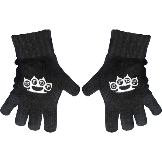 Five Finger Death Punch Logo Knit Gloves Front