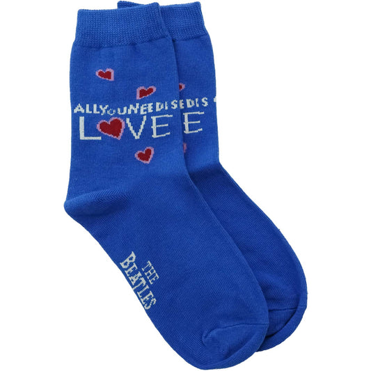 Beatles All You Need Is Love Socks Front