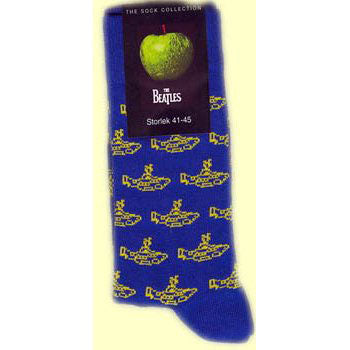 Beatles Yellow Submarine (Blue) Socks Front