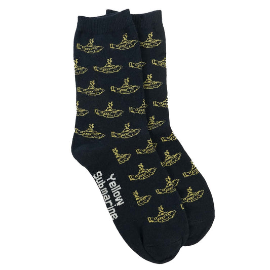 Beatles Yellow Submarine (Black) Socks Front