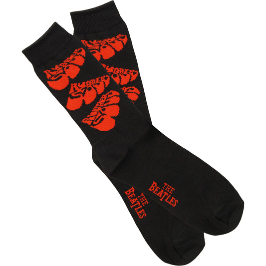 Beatles Rubber Soul Socks Front