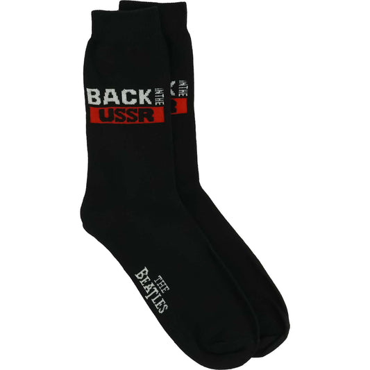 Beatles Back In USSR Socks Front