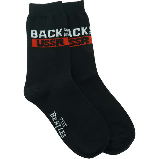 Beatles Back In USSR Socks Front