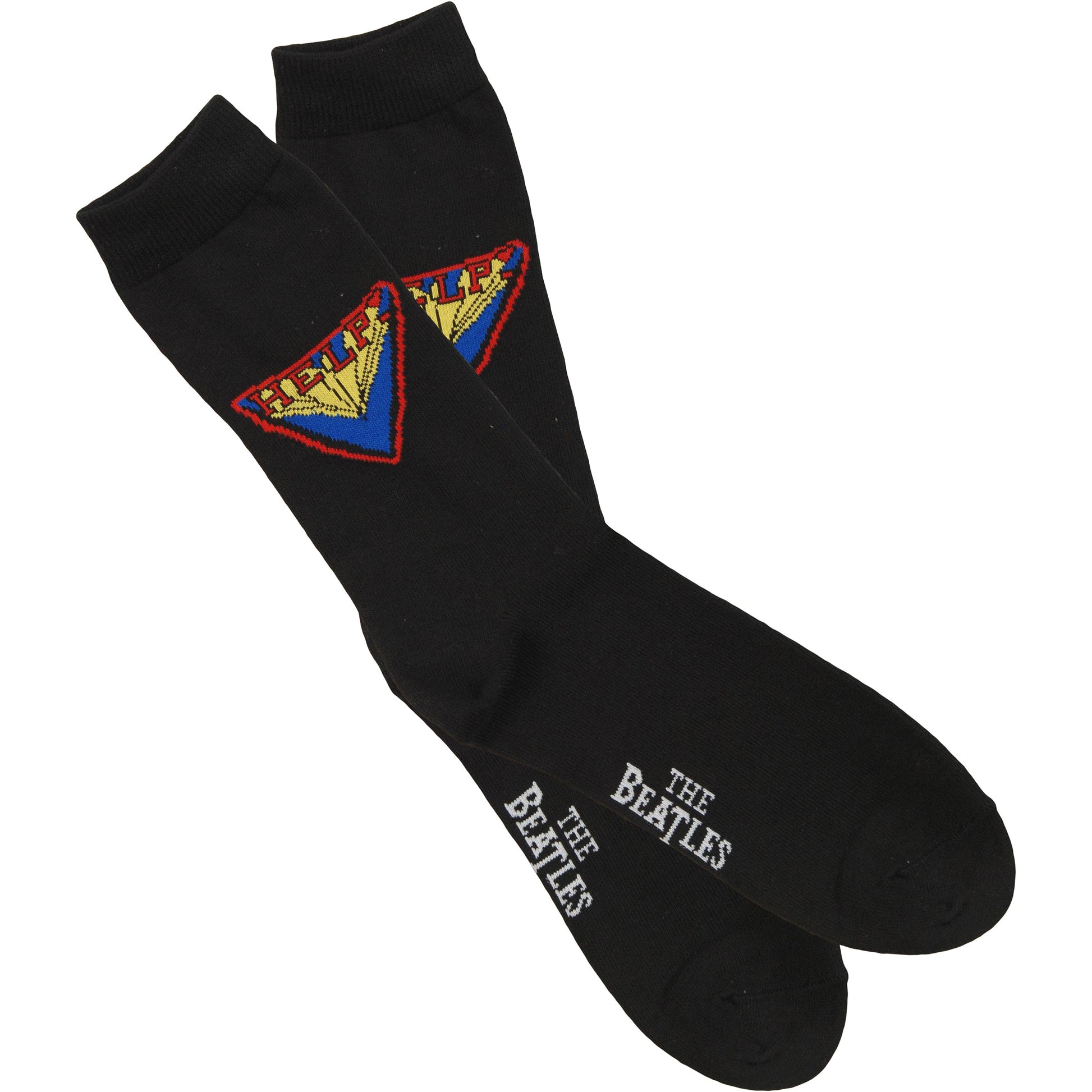 Beatles Help! (Black) Socks Front