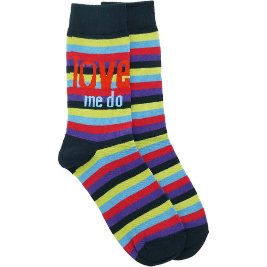 Beatles Love Me Do (Multi) Socks Front