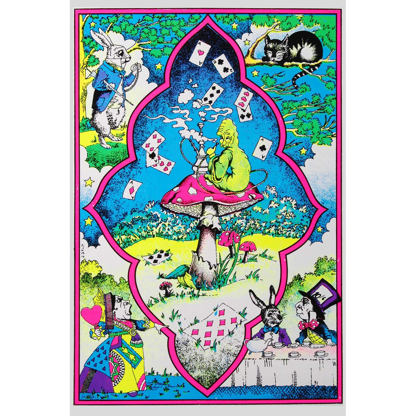 Alice In Wonderland Wonderland Blacklight