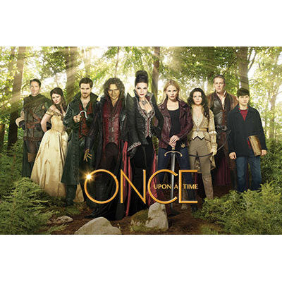 Once Upon A Time Cast Green Domestic Poster