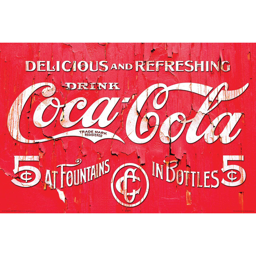 Coca-Cola Logo Domestic Poster