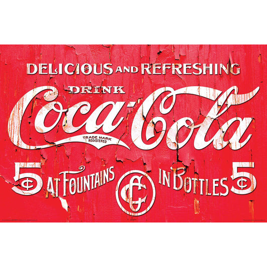 Coca-Cola Logo Domestic Poster