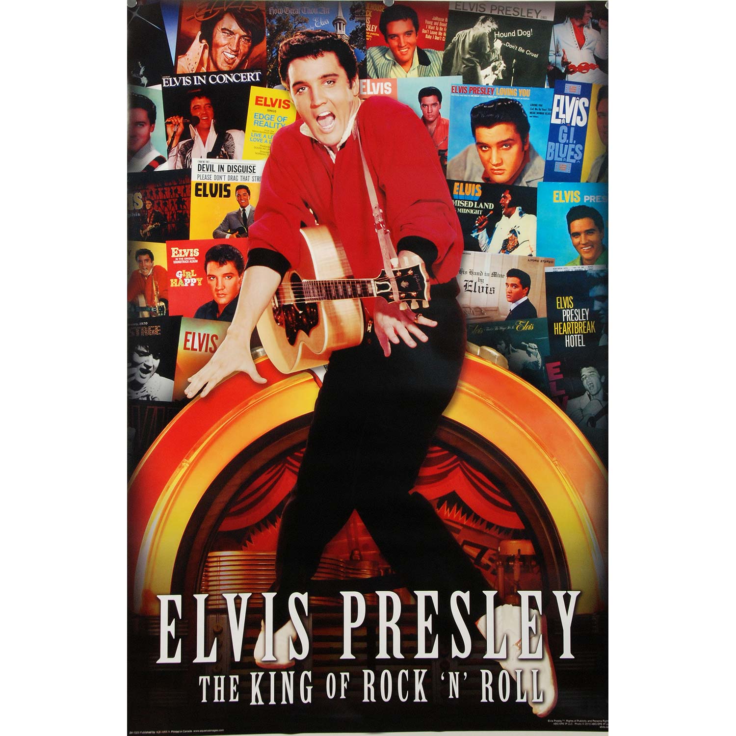 Elvis Presley Albums Domestic Poster