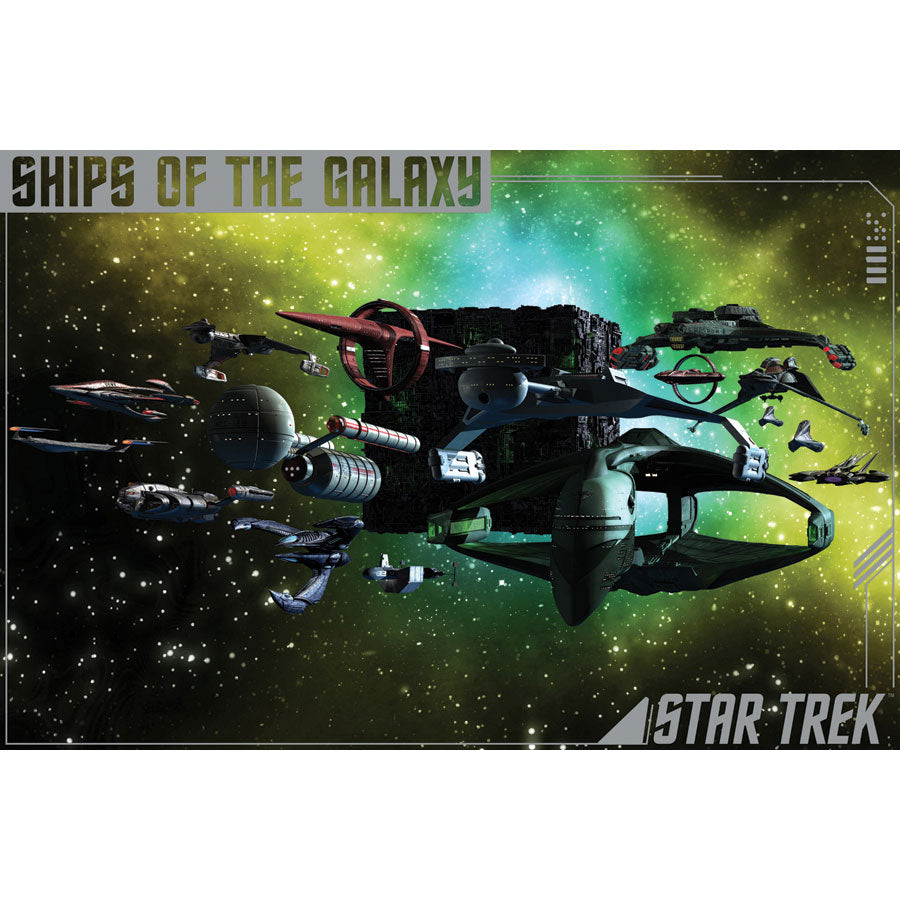 Star Trek Ships Of The Galaxy Domestic Poster