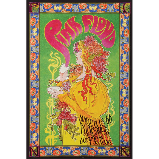 Pink Floyd Bob Masse Subway Poster Front
