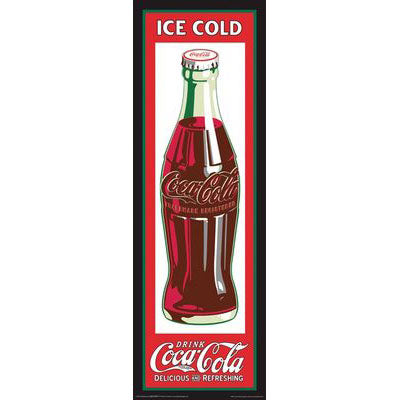 Coca-Cola Bottle Slim Print Poster